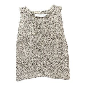 ASTR the Label Brown/Neutral Knit Cropped Tank Top Size S‎